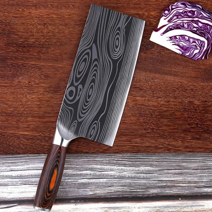 KnifeMasterz™ | Laser Grain Butcher | Bone Chopping Knife