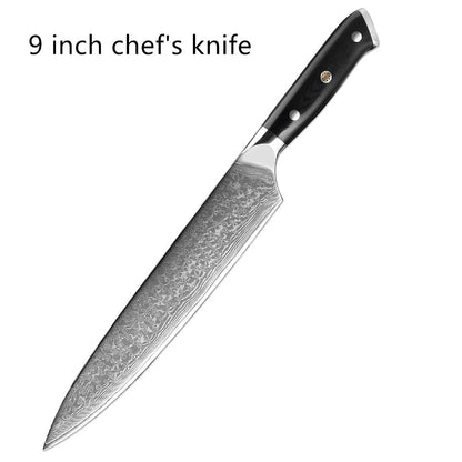 KnifeMasterz™ | Stainless Steel Damascus - 8 Pcs Set | Knife Sets