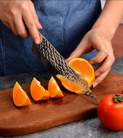 KnifeMasterz™ | Damascus Hammered Stainless Steel | Kitchen Knife