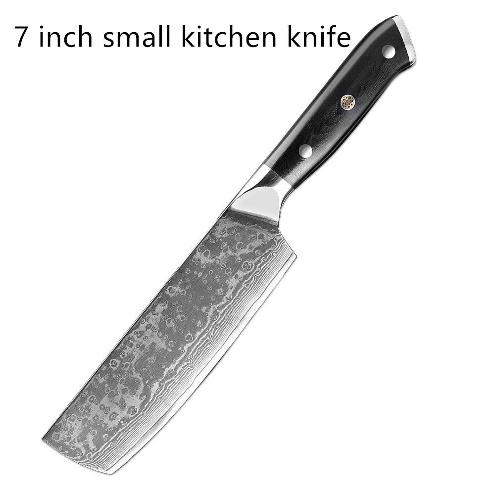 KnifeMasterz™ | Stainless Steel Damascus - 8 Pcs Set | Knife Sets