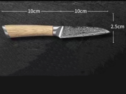 KnifeMasterz™ | KitchenMania Damascus - 8 Pieces Set | Knife Sets