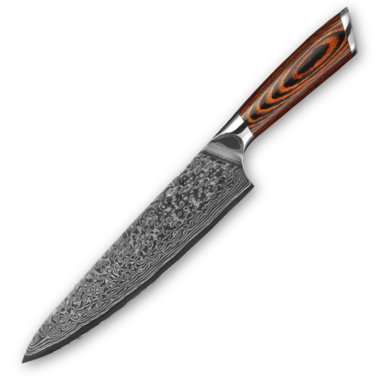 KnifeMasterz™ | Western Pattern Steel Damascus Knife | Chef Knife