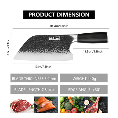 QulaJoy™ | The Meat Expert Collection | Bone Chopping Knife