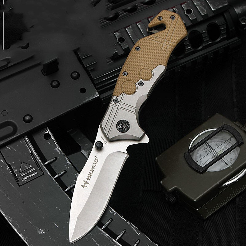 KnifeMasterz™ | Portable, high-hardness folding knife for self-defense  | Camping Knives